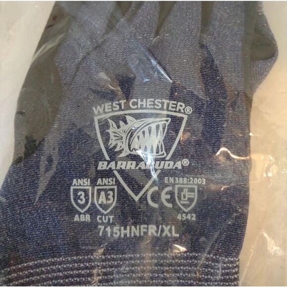 Barracuda Seamless Knit Polykor Blended Glove with Nitrile Coated size XL - Picture 4 of 11